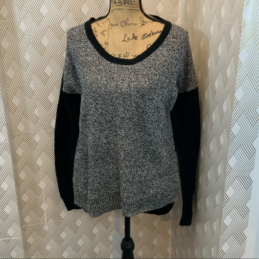 Madewell Chronicle Texture Colorblock Sweater Siz… - image 2